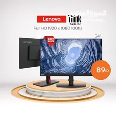  1 Lenovo mointor 24 , شاشة لينوفو 24 انش