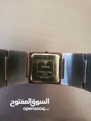  7 Guess Women's Brown Stainless-Steel Quartz Watch/ ساعة جيس النسائية كوارتز من الفولاذ المقاوم للصدأ