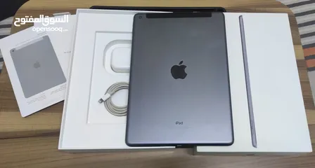  5 iPad 9 2021 Wifi+Cell Like New  ايباد 9 واي فاي وشريحة كالجديد بمشتملاته