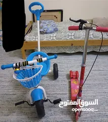  2 للبيع دباديب حجم وسط وكبير وارد الامارات  بسكليت اطفال من عمر سنة ل سنتين  سكوتر اطفال لعمر 4 سنوات