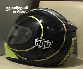  2 AGV helmet for sale like new