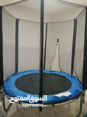  2 ترامبولين حجم كبير ولا خدش مش ناقش برغي منها قوية وشبكها جديد سيفتي آمنة وتتحمل وزن