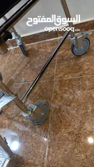  2 كرسي طبي مع حمام كرسي حمام wheelchair commode