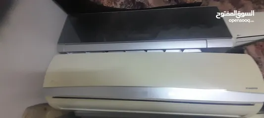  12 مكيفات مستعمله للبيع عادي وانفيرتر