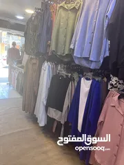 3 محل البسة بداعي السفر بدون خلو أجار شهري 325
