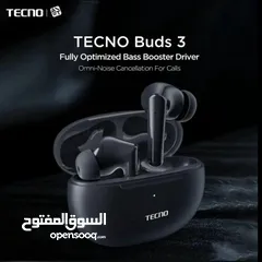  2 سماعات tecno buds 3