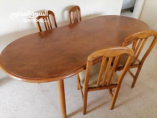  6 طاوله وست كراسي زان للبيع