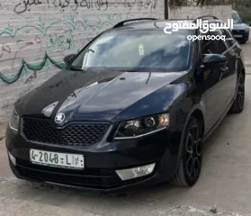 6 سكودا اوكتافيا ترخيص 2015 للبيع فل إضافات ما عدا فتحه