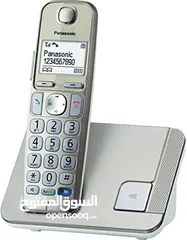  1 تلفون ارضي لاسلكي panasonic رائع