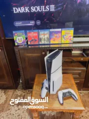  1 Playstation 5 Slim Blueray  بلاستيشن 5 سلم
