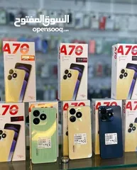  3 جهاز جديد مكفول سنة ايتل A70 رام 6 جيجا 64 متوفر توصيل