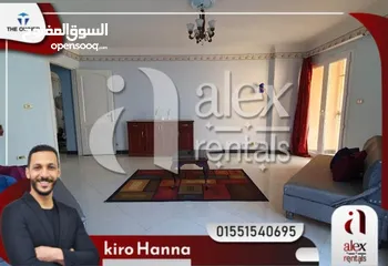  6 شقة للايجار مفروش 200 م سيدي بشر ( علي البحر مباشرة )