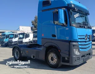  3 راس تريلا مرسيدس اكتروس  MP5 قياس 1851 موديل 2021  حرة المانية