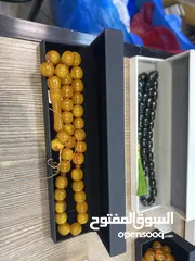 11 سبح احجار فاتوران كهرمان سندلس