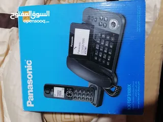  8 جهاز هاتف أرضي باناسونيك قطعتين أخر أصدار جديد غير مستعمل نهائي بلكرتونه للبيع