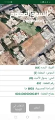  1 أرض حلوة في أبو السوس نمرة ثانية ، مستوية وعلى الشارع، مساحتها دونم و 78 متر للبيع من المالك مباشرة