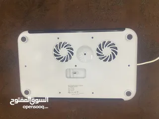  5 قاعده تبريد ps5 مع اضويه على داير المبرد اخضر احمر ازوق