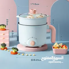  1 طنجرة كهربائي صغيره 2في 1  وسلاقة بيض ايضا