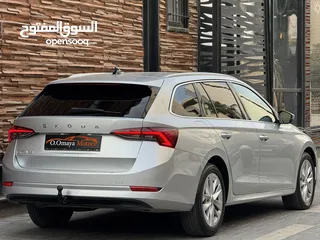  4 سكودا اوكتافيا ستيشن A8 2021 عداد قليل و فحص نخب ، بحالة الوكالة ، إضافات كاملة
