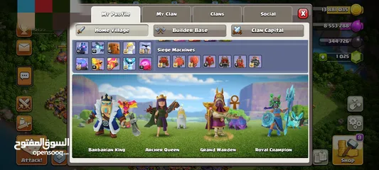  4 CLASH OF CLANS TH16 MAX ACCOUNT FOR SELL