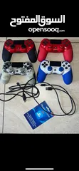  3 PlayStation 4 with 9 games 4 controllers and 2 chargers and 2 headsets for sale in a cheap price