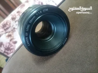  3 عدسة كانون 50mm stm