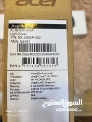  6 لابتوب ايسر جديد غير مستعمل كفالة سنه بسعر اقل من السوق مع كيبورد و ماوس ديل