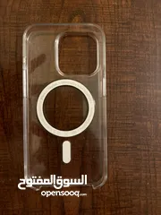 3 iPhone 15 pro clear case (magsafe)كفر ايفون 15 برو الاصلي
