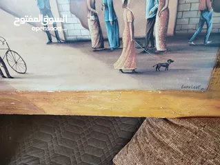  7 لوحه فنيه زيتيه