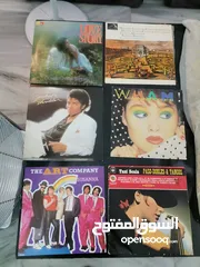  13 اسطوانات فينيل نادرة واصلية 130 البوم اجنبي وعربي اصدارات قديمة تستحق الاقتناء