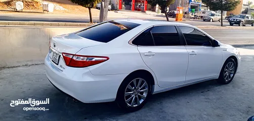  3 تويوتا كامري هايبرد موديل 2015 فحص كامل أعلى صنف بالاضافات XLE بحالة الوكالة.