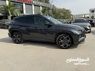  3 هونداي توسان NLine ترخيص 2022 محرك 1600 هايبرد plug in/يقطع على الشحنه 65 كيلو متر  271 حصان