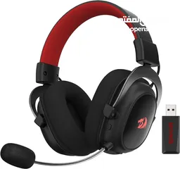  9 Redragon H510 PRO Zeus-X RGB Wireless Gaming Headset - 7.1 Surround Sound سماعات ريدراجون وايرليس