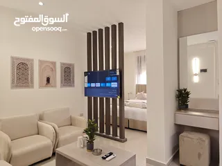  10 أجنحة فندقية للايجار للعائلات بموقع حيوي و مميز السابع