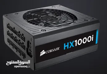  5 مزود قدرة. كورسير 1000واط CORSAIR HXi Series, HX1000i, 1000 Watt, 80+ Platinum Certified, Fully Modu