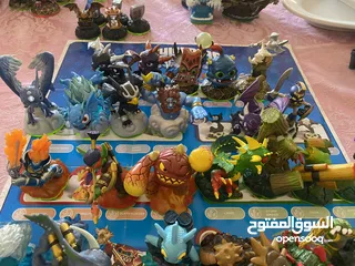  4 سكاي لاندر للنينتيندو وي....طقم كامل مع الCD Skylanders for Wii and 3DS Nintendo