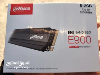  1 SSD Nvme M.2900 512Gb ذاكرة تخزين بسعه   ذاكره تخزين داخليه 512gb للكمبيوتر جديده بالكرتونه
