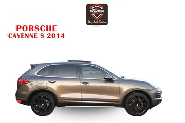  7 0% DP - AGENCY MAINTAINED - PORCSHE CAYENNE S 2014 - 4.6TC V8 4WD - BROWN INTERIOR - MINT CONDITION