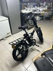  1 بسكليت كهربائية BMX 2024 – بطارية 48V، موتور 250W، قابلة للطوي، مع طاقية وشاحن