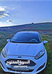  3 فورد فيستا 2014 تسيير 2018 فحص نظيف لون ابيض عاجي.             .