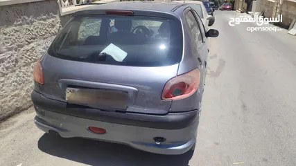  2 بيجو 2007 موديل 206 فحص كوم حديد 1300دينار