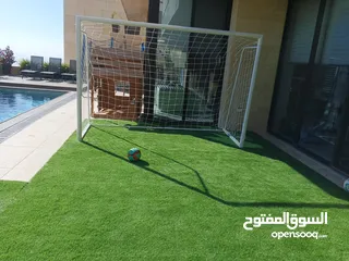  2 مرما خماسي مع شبك مقاس 3*2 يوجد خدمه توصيل وتركيب