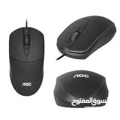  6 mouse AOC MS121 WIRED ماوس من او اه سي 1200 دبي اي واير