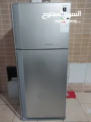  2 ثلاجه شارب سعه 290لتر موقع شفى بدران حالة وكاله