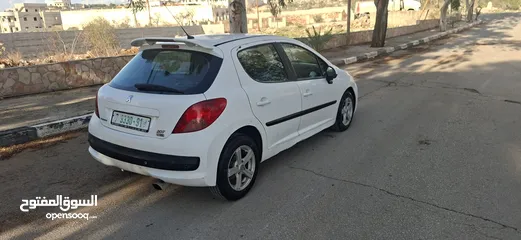  8 بيجو 207موديل 2009_اتومتيك _ماتور 1600-بنزين اصل برايفت _فحص الف صلاة النبي نظيفة من الاخر