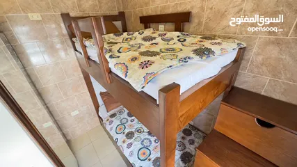  19 شقة مفروشة للايجار في الجبيهة غرفتين نوم بالقرب قصر الاميرة بسمة