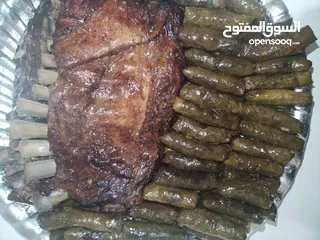  12 خروف مشوي او محشي او محشي ورق عنب دوالي