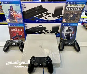  27 بلاستيشن 4 سليم مع كفاله PS4 Slim بافضل الاسعار