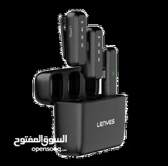  2 حرّر صوتك مع Lenyes LM201 – ميكروفون لاسلكي احترافي!