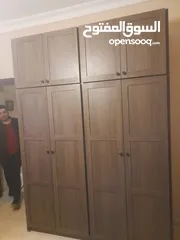 2 خزائن ملابس كفاله 5سنوات طابق واحد مع إمكانية تغير الون والمقاس